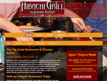 Tablet Screenshot of hibachigrillsiouxfalls.com